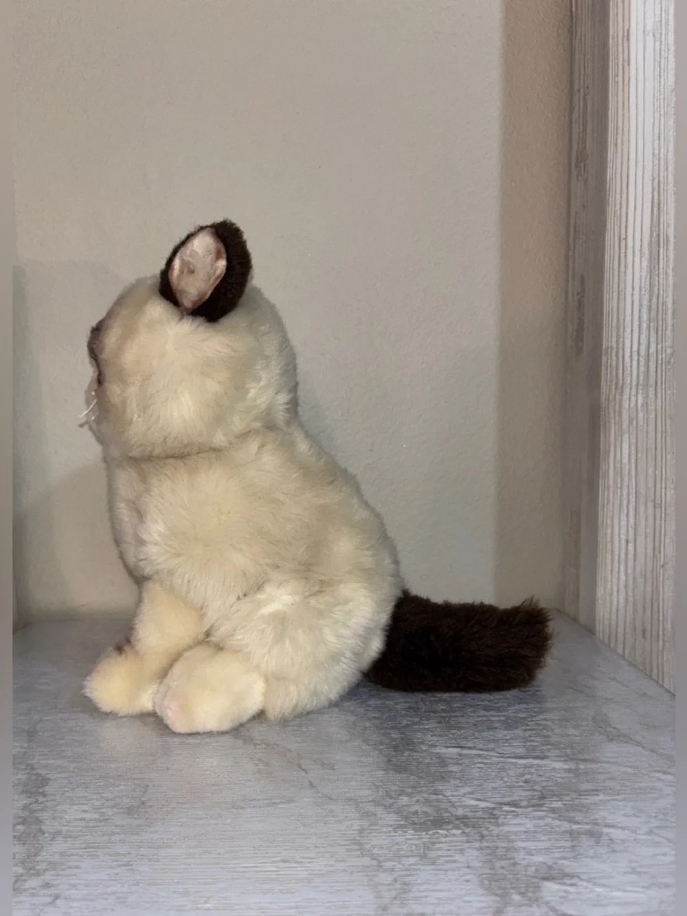 Gund Plush Grumpy Cat - Cream and Brown *EUC 10” sitting kitty Grey Eyes
